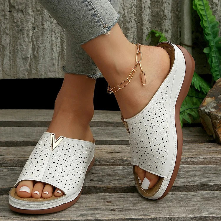 Last Day 50 OFF - Women's Platform Sandals Wedge Ankle Strap Open Toe Sandals